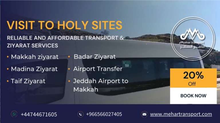 Embark on a Spiritual Journey: Experience Umrah with Mehar Umrah Transport