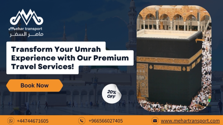 Enhance Your Umrah Journey with Premium Comfort – Now 20% OFF!