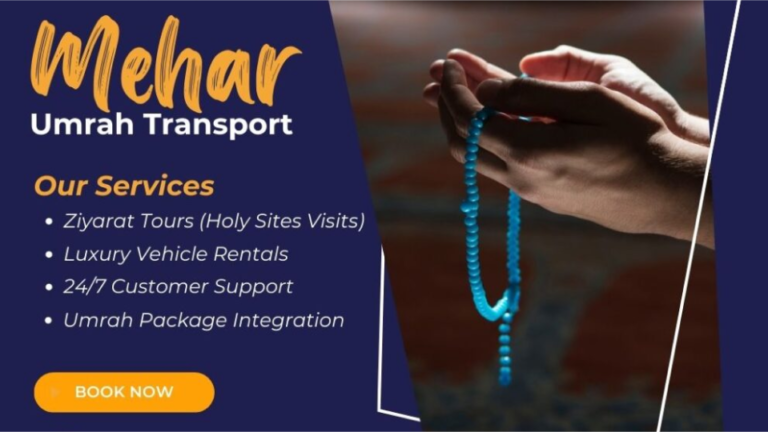 Comfort & Savings with Mehar Umrah Transport – 20% OFF!